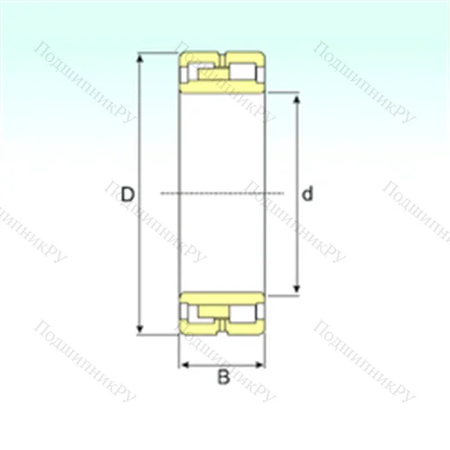 Подшипник роликовый радиальный NNU 4976 K/SPW 33 от производителя  ISB