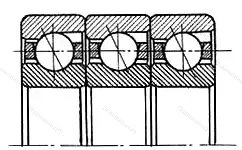 Модификация подшипника 2В0-666322Е1 размер 110x240x150