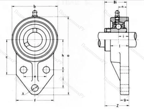 Подшипниковый корпус FK 205 ASAHI в Перми