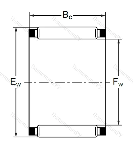 Подшипник K 70x78x23 в Перми Подшипник K 70x78x23 в Перми