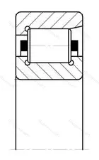 Подшипник  12307 (NF 307) размер 35x80x21