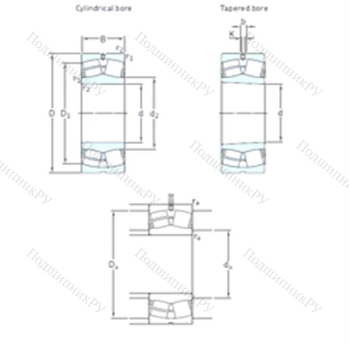 Подшипник роликовый радиальный самоцентрирующийся 24148CCK 30/W 33 от производителя  SKF