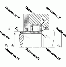 Подшипник NJ 2232-E-M 1 в Перми