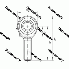 Подшипник GAKR 30-PB