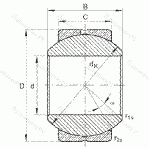 Подшипник шарнирный GE 22-PB