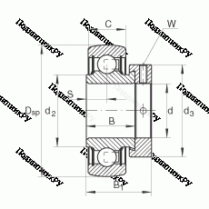 Подшипник RALE 25-NPP-B в Перми