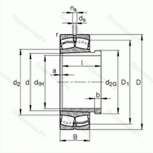 Подшипник роликовый самоустанавливающийся для машин с колебательным механизмом 22324-E 1-K-T 41A + AHX 2324G от производителя  FAG Подшипник роликовый самоустанавливающийся для машин с колебательным механизмом 22324-E 1-K-T 41A + AHX 2324G от производителя  FAG