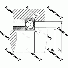 Подшипник QJ 205-MPA