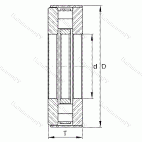 Подшипник роликовый упорный RCT 27-C