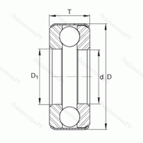 Подшипник шариковый упорный B 11
